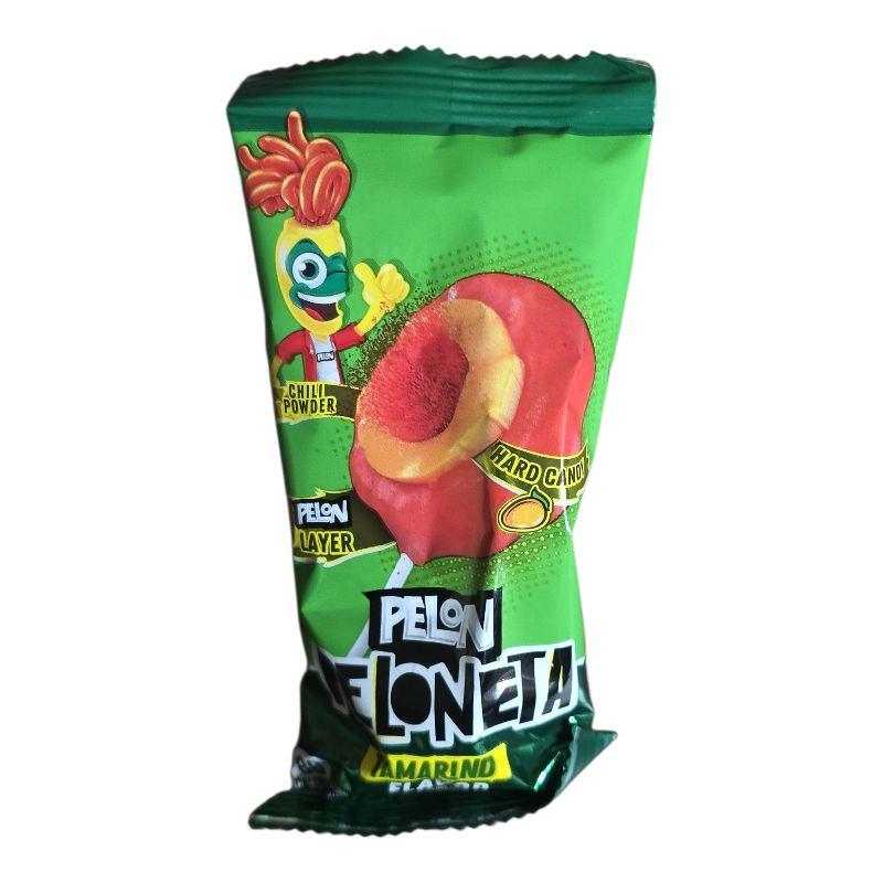 Pelón Peloneta 18 pieces bag flavors Tamarindo/Mango or Chamoy/Watermelon. Net wt 13.33-oz (378g) Mexican candy