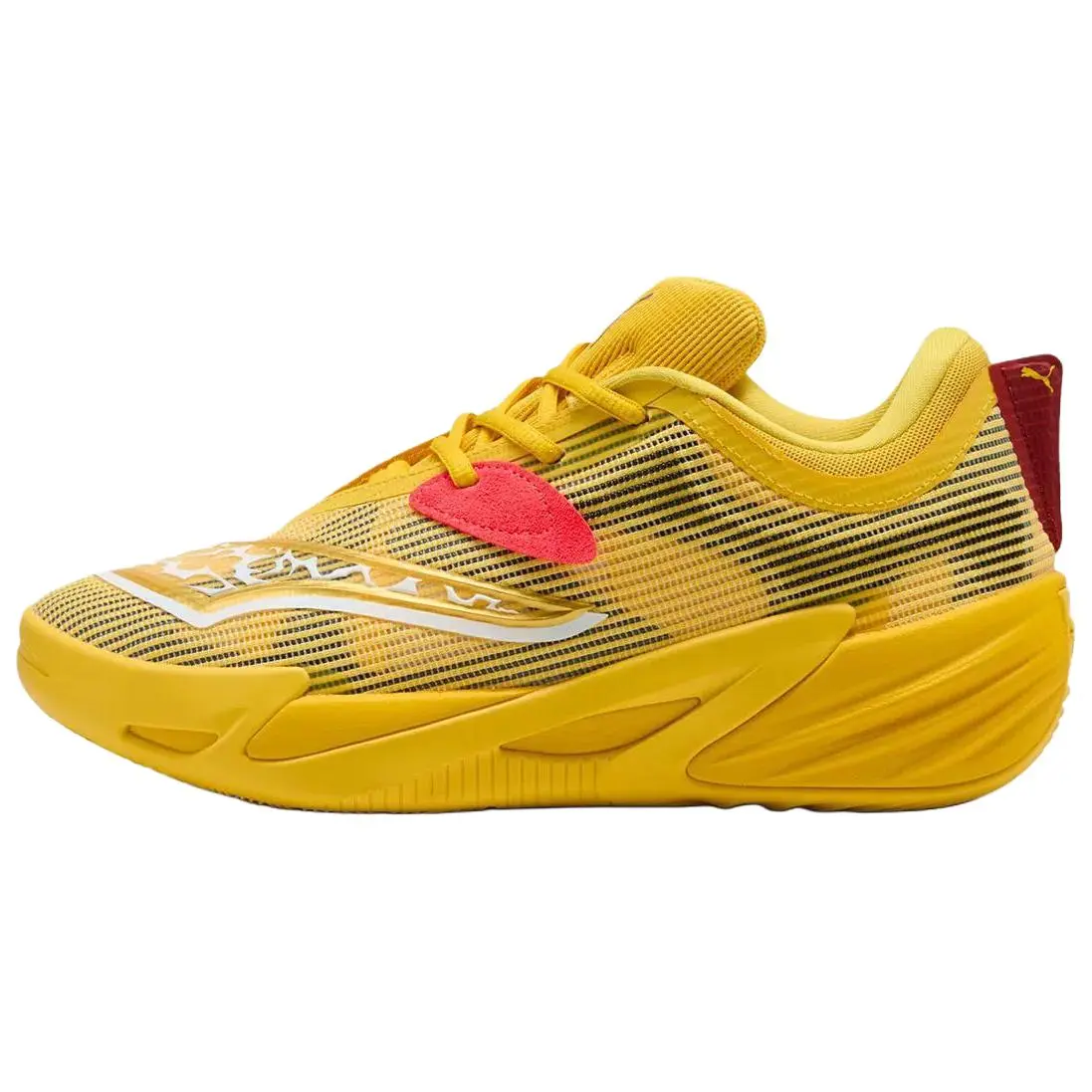 Limited Edition Pokemon x Puma All-Pro Nitro 2 'Pikachu' Sports Sneakers - Nitro Foam Cushioning, Runs Small