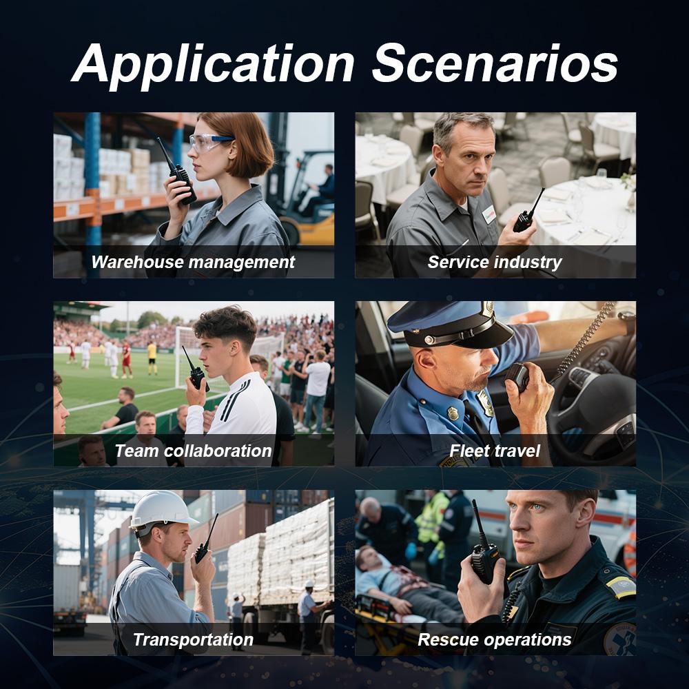 TIDRADIO 3rd Gen TD-H8 GMRS & Ham Radio 10Watt Long Range Walkie Talkie Performance Multi-band Handheld Two-Way Radio Built-in Bluetooth APP Wireless Programming