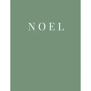 Noel: Christmas Decorative Coffee Table Book for Stacking and Shelves Interior Design and Home Decor Pine Green Paperback – September 26, 2022