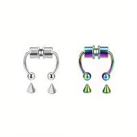 2Pcs(silver Multicolour)
