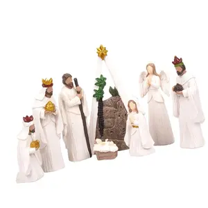 Christmas Nativity Figurines, Christmas Figure Ornament Nativity Scene Statue