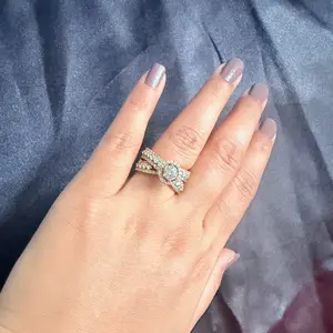 Pure panchadahtu diamond design non tarnish ring for women.