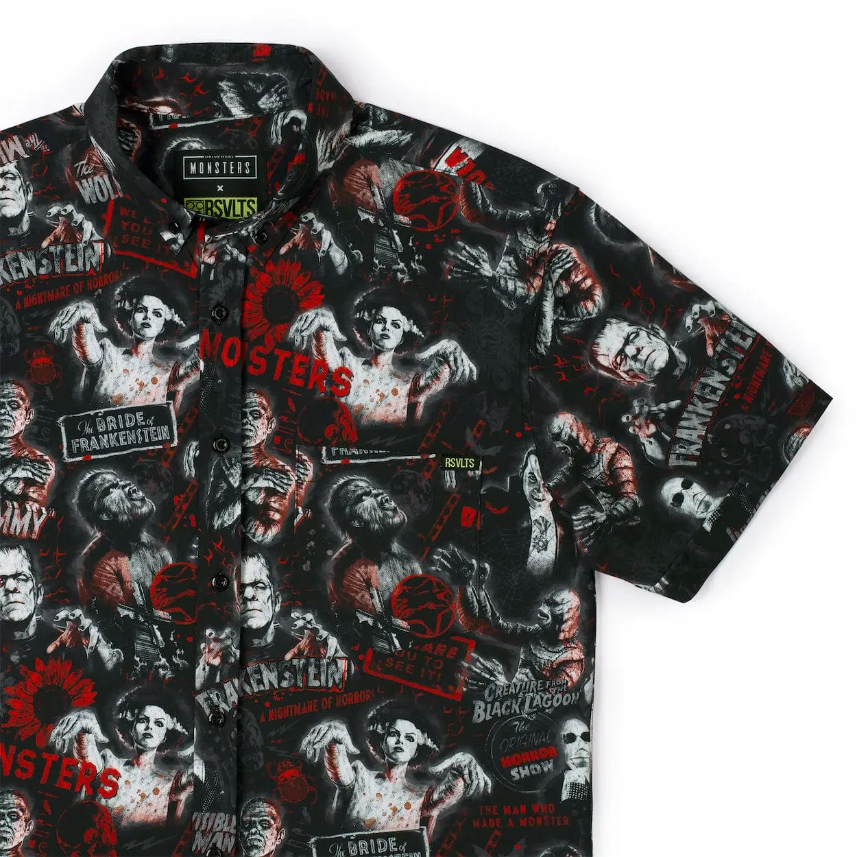 Universal Monsters "Now Slaying" – KUNUFLEX Short Sleeve Shirt