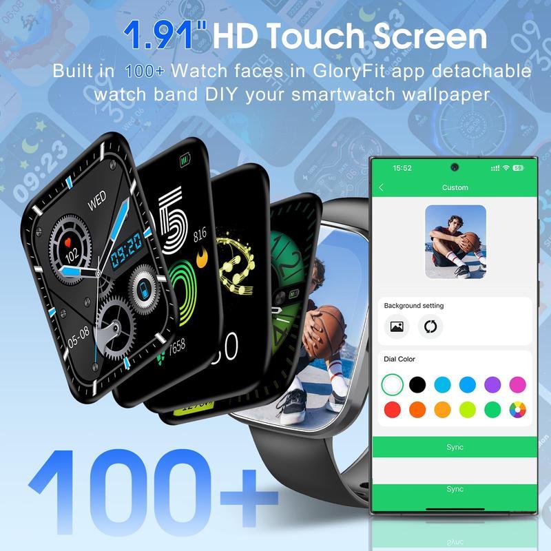 [Spring Deals] Tukio 2026 Smartwatch 1.85" Touchscreen with 120+ Exercise Modes Sleep Monitoring & Wireless Connectivity for Holiday Gifts & Fitness Tracking
