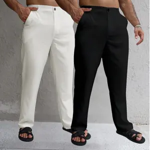 Effortless Summer White Trousers — Modern Casual Everyday Pants