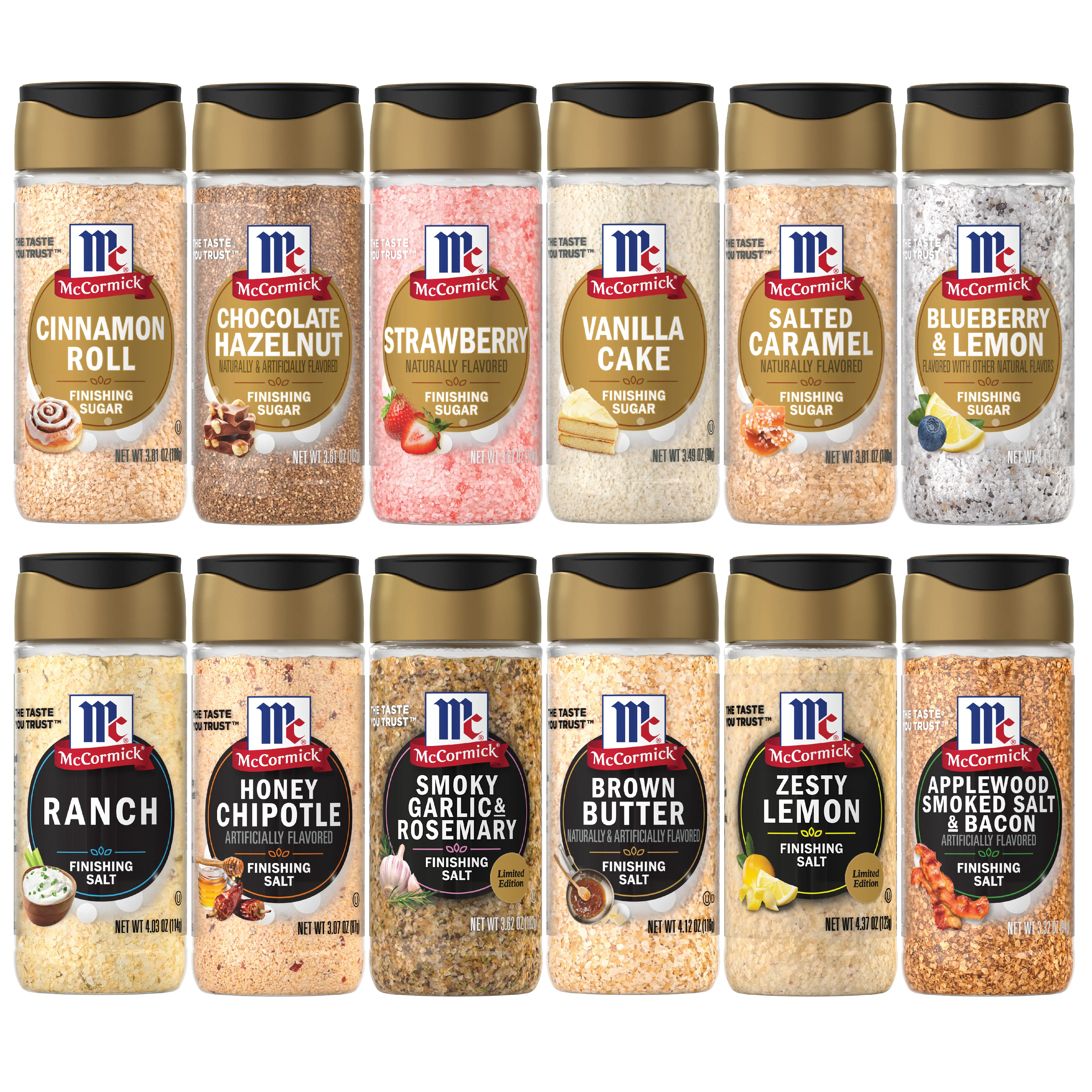 McCormick Finishing Salts & Sugars Signature Collection 12 Count Variety Pack