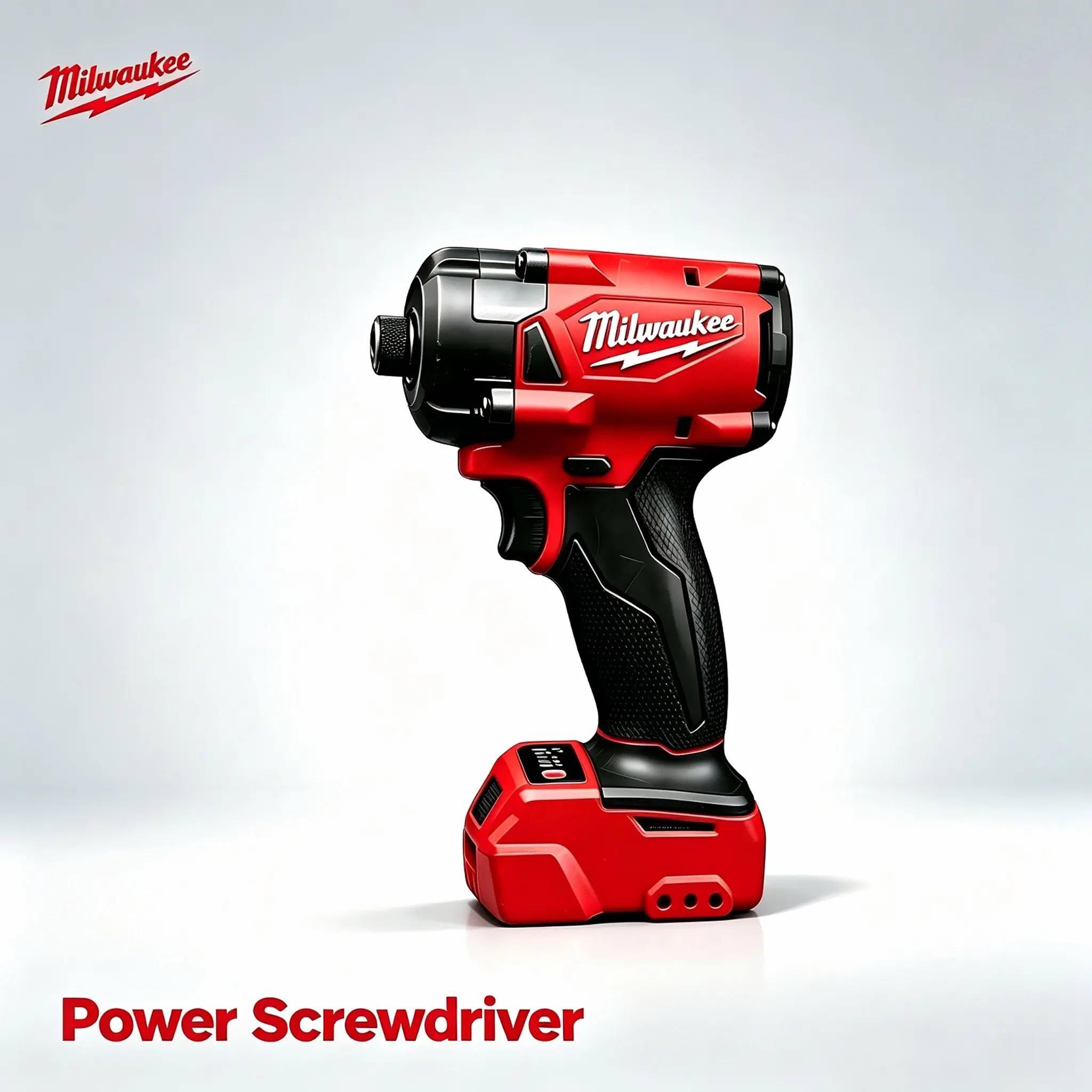 Milwaukee Rechargeable Handheld Power Screwdriver - Stable Torque for Furniture Assembly, Cabinet Installation, Hardware Working Tasks