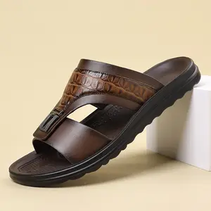 DINAOR Men’s Summer Outdoor Slippers – Casual, Non-Slip, Durable