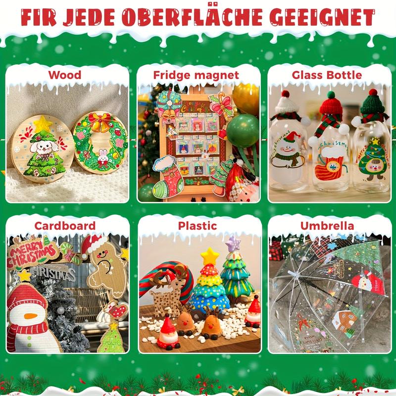 24pc Dual Tip Acrylic Paint Markers – Non-Toxic Professional Paint Pens for DIY, Arts & Crafts, Multi-Surface Markers coloring - Dual-Tip Set