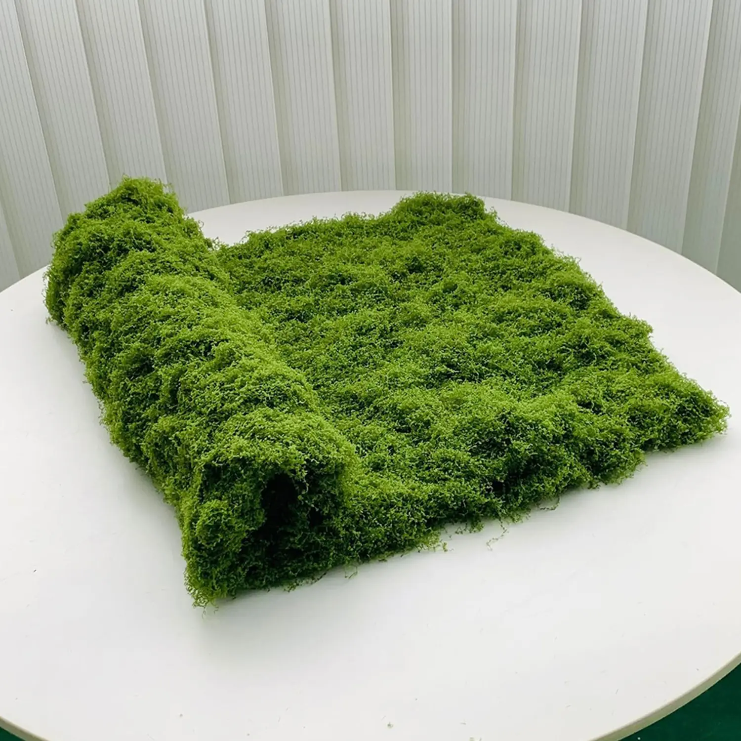 1pc Realistic Artificial Moss Mat, Sustainable Nylon Greenery for Indoor Outdoor Wall & Table Decor, Waterproof Fake Moss for Micro Landscape & DIY Crafts