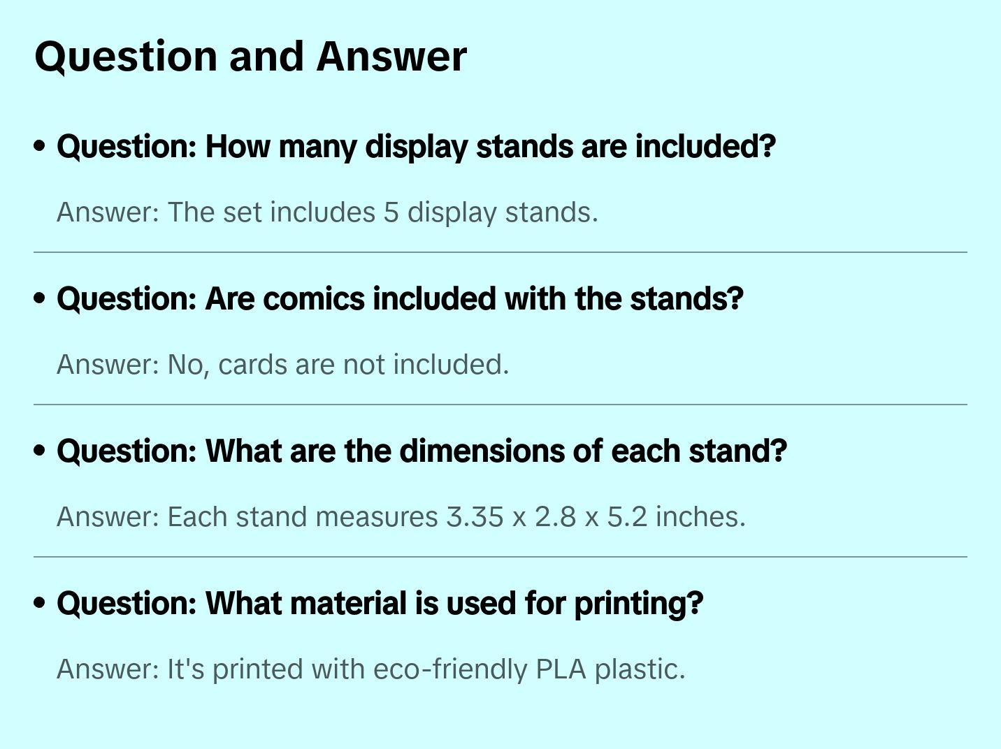 Graded Comic Stand Holder Displays (5 Pack), Comic Book Collectible Showcase