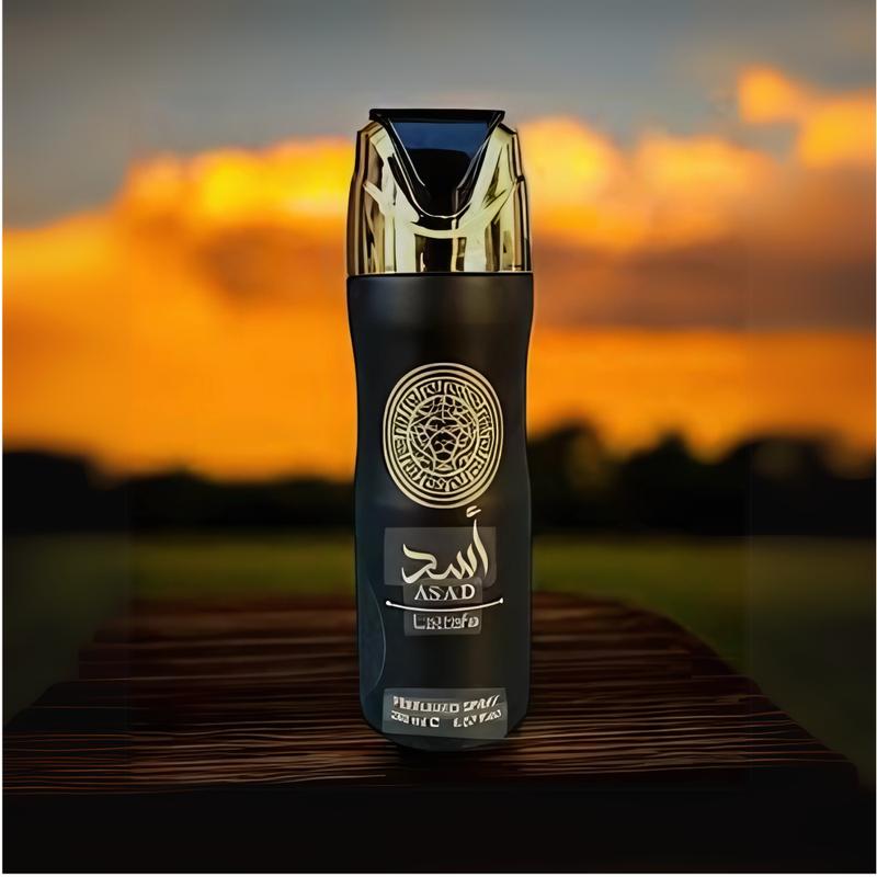Lattafa Asad Perfumed Deodorant Body Spray for Men 6.67 oz – A Bold & Captivating Scent for Body Care
