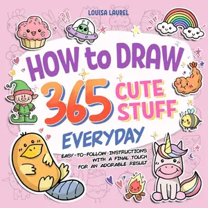 How To Draw 365 Cute Stuff Everyday: Simple Sketching and Easy Step-by-Step Instructions for Drawing Adorable Things Everyday of The Year Paperback – February 22, 2024