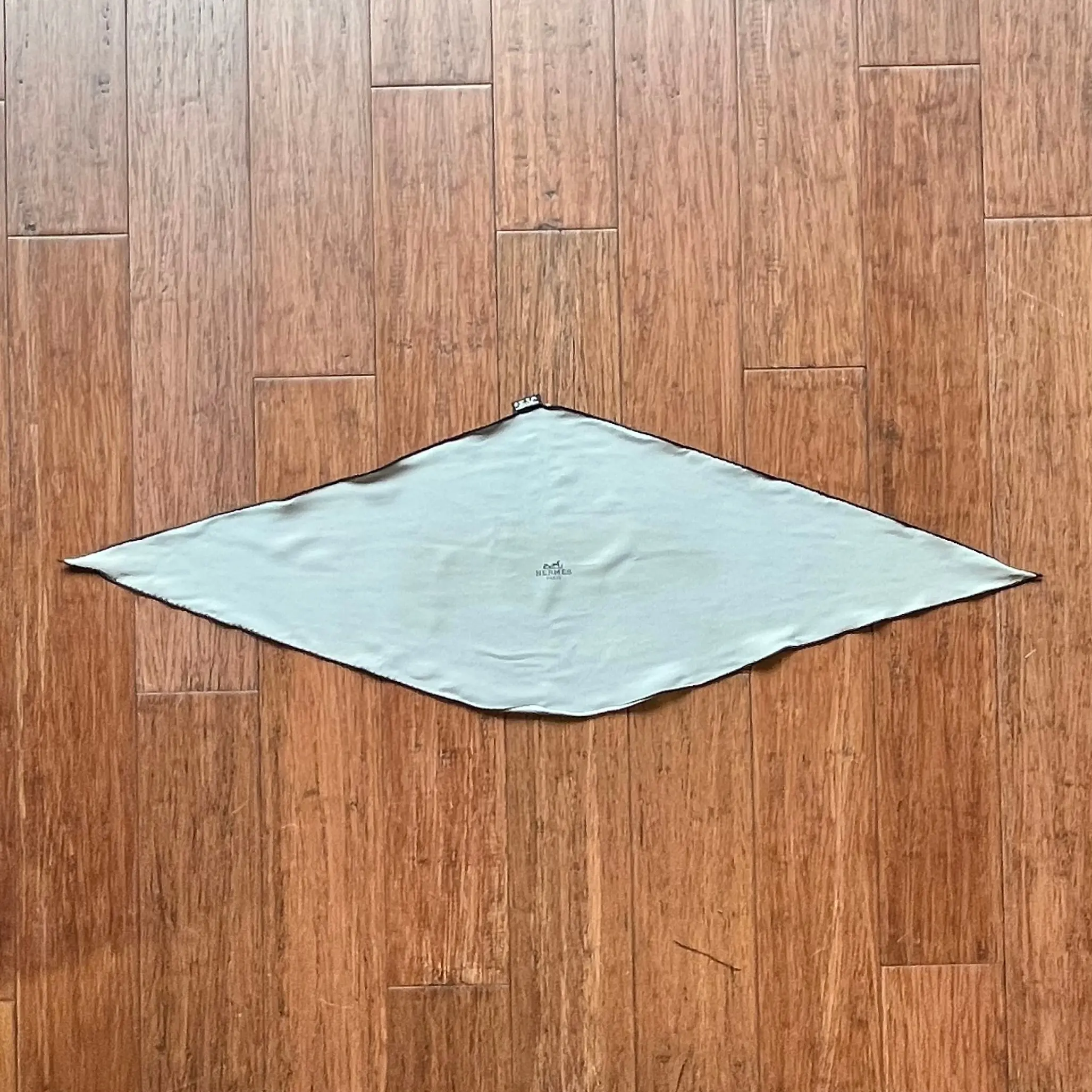 Pre-owned HERMES Losange Silk Scarf