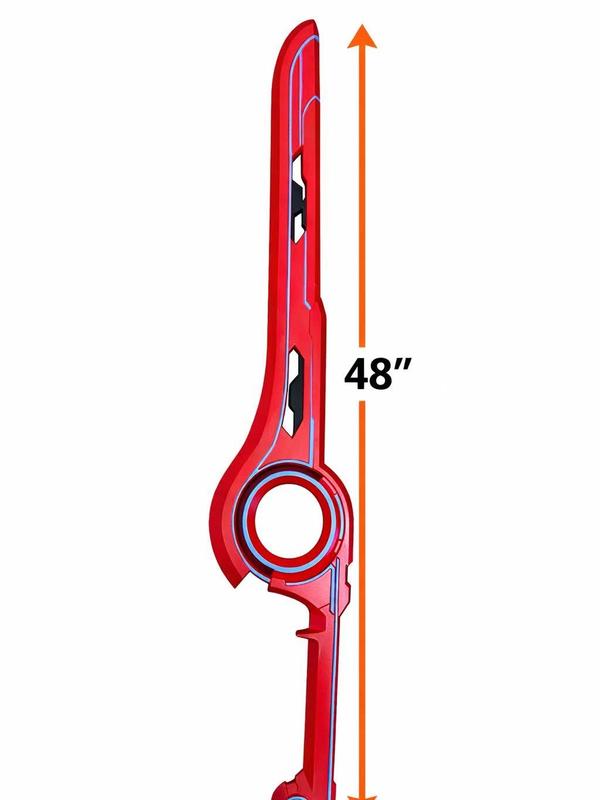 Kinstore 48" Full Size Monado PU Foam Xenoblade Sword for Kamano Cosplay Prop Video Game
