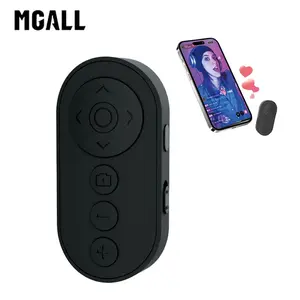 MGALL Wireless Mini Remote Control 2026 New Page Turner & TikTok Video Scroller, Remote for Camera & Video Recording, Compatible with iOS & Android Phones