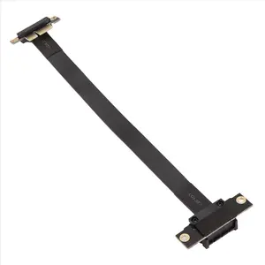 PCIE X1 Riser Cable Dual 90 Degree Right Angle PCIe 3.0 to Extension 8Gbps PCI Express 1X Card 20cm