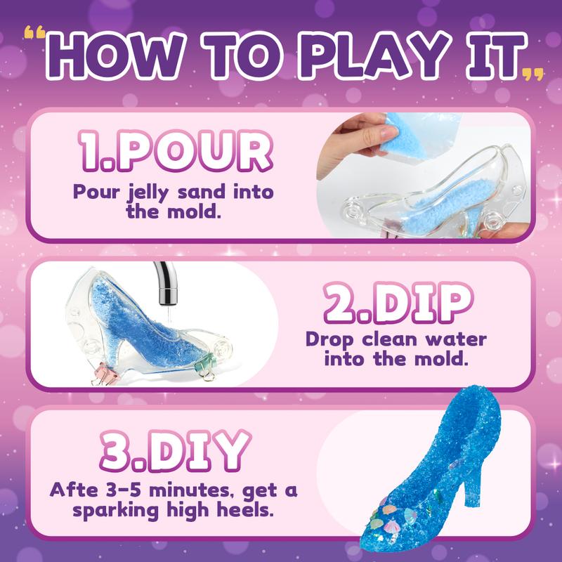 Ultimate DIY Jelly Sand Squishy Heels  | Satisfying Handmade High Heel Ornaments | Stress Relief Craft Toy for Kids & Adults