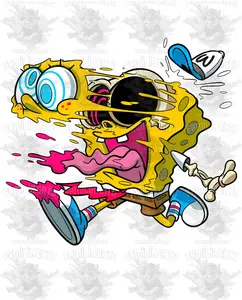 Urban Cartoon 10 DTF Transfer