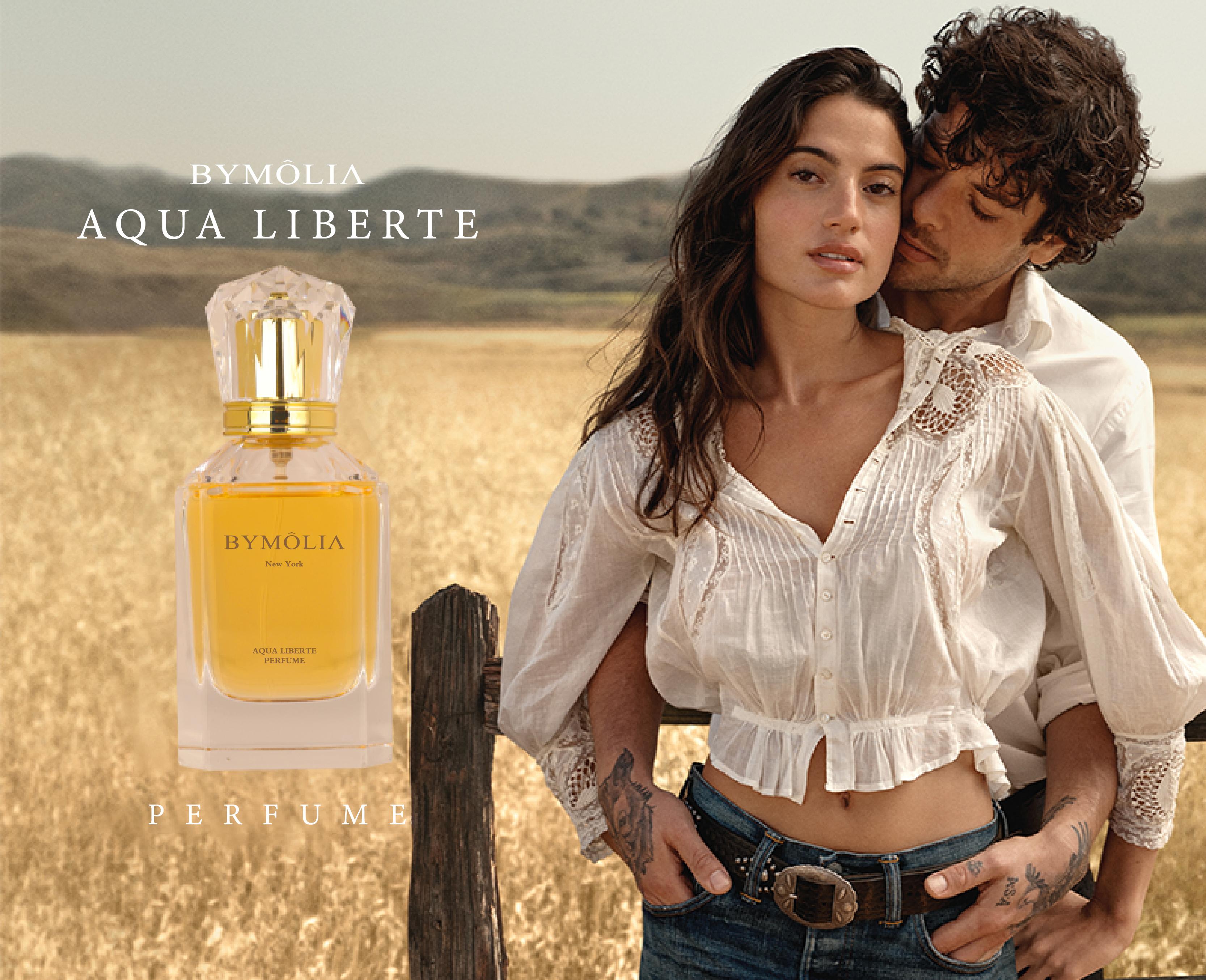 BYMOLIA Aqua Liberte Perfume Spray - Long Lasting Addictive Eau de Parfum for Unisex - Vanilla & Musk, 1.7 Ounce / 50ml - Aromatic Woody Scent Vetiver