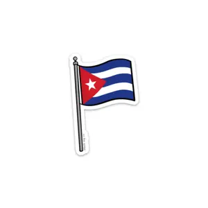Blank Tag Co.® Cuba Flag Waterproof Sticker
