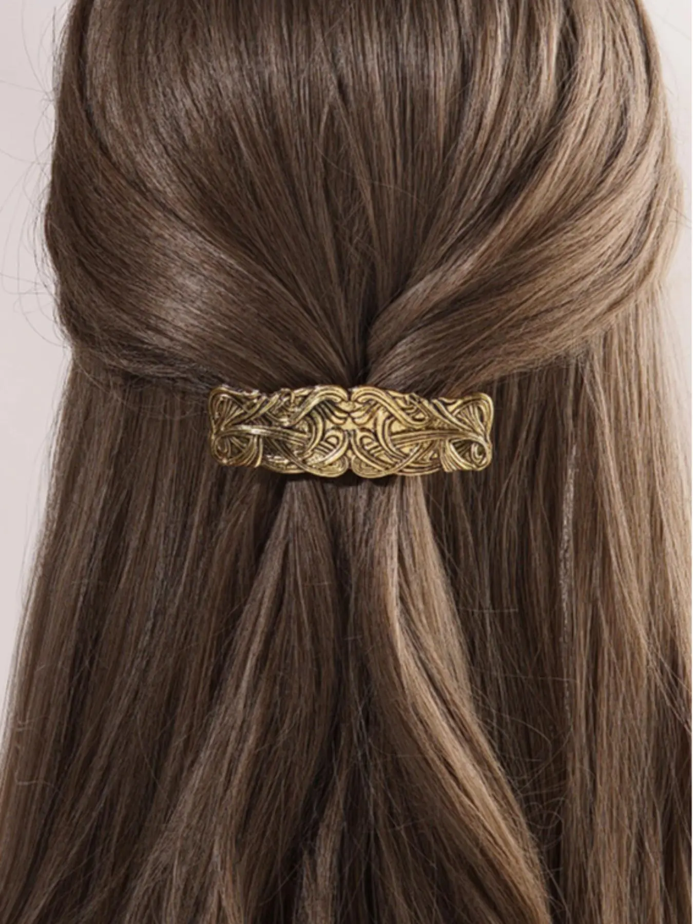 Vintage Durable Metal Carved Hair Clip, Boho Style Hair Accessories for Women & Girls, Minimalist Headwear Suitable for Thick Hair, Updo Fashion Hair Accessories for Party, Daily Clothing Decor, Decorative Hair Clips, Hair Style Accessory