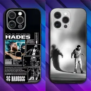 1pc Rapper H-Hades 66 phone case Compatible with iPhone X, 11, 12, 13, 14, 15, 16, 17 Series & Samsung Galaxy S21, S22, S23, S24, S25 Series