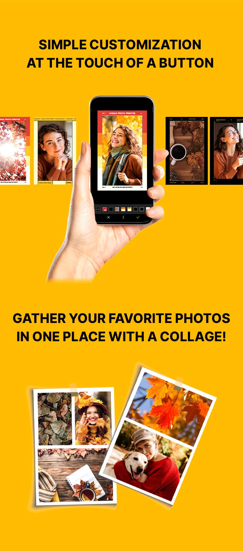 KODAK Dock ERA Plus 4PASS Instant Photo Printer (Printer + 50 Sheets) – 4x6” Prints, Easy Bluetooth Connection, High-Quality Output