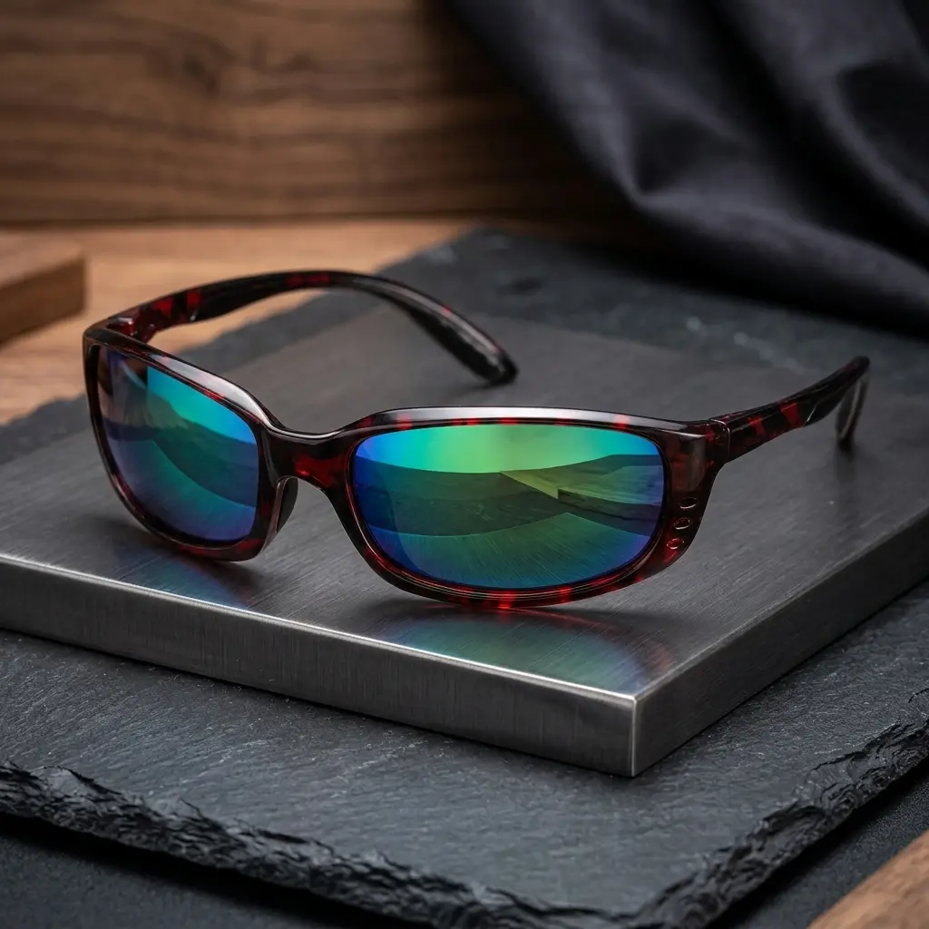 Unisex Y2K Futuristic Wraparound Sunglasses | Polarized Mirrored Sport Eyewear | Trendy Retro Frame for Festivals, Cycling & Streetwear