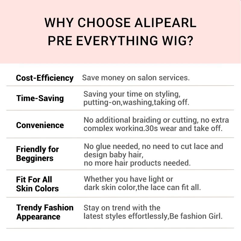 Alipearl Hair Dark Brown 3 Part Pre Braided Human Wig #4 Chocolate Brown Color 13x4 Lace Frontal Wig Straight Stylist Pre Cut Glueless Wig FallFreshness