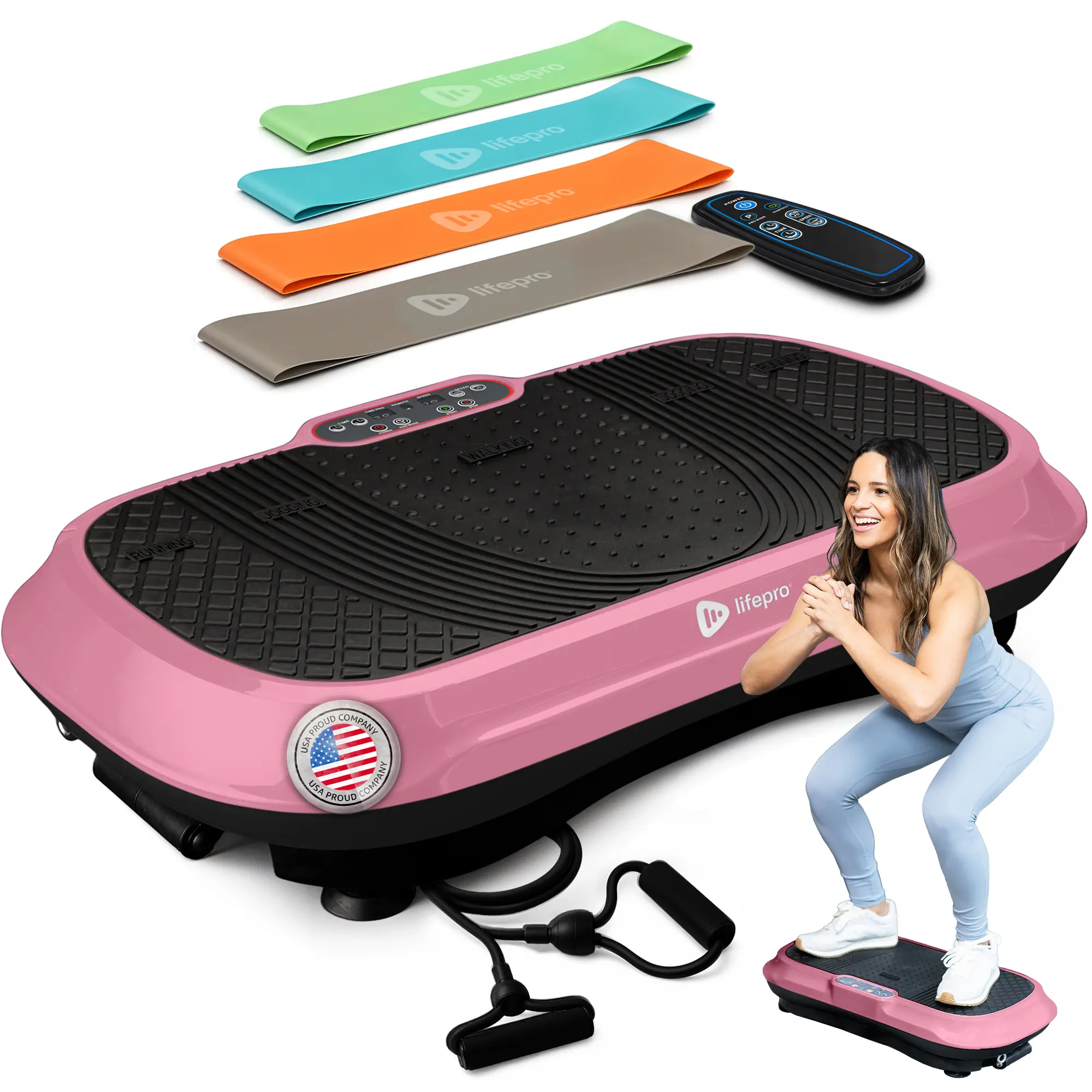 LifePro Waver Vibration Plate – FSA/HSA Eligible | Whole Body Vibration Platform | 330lb Capacity | Lifetime Warranty
