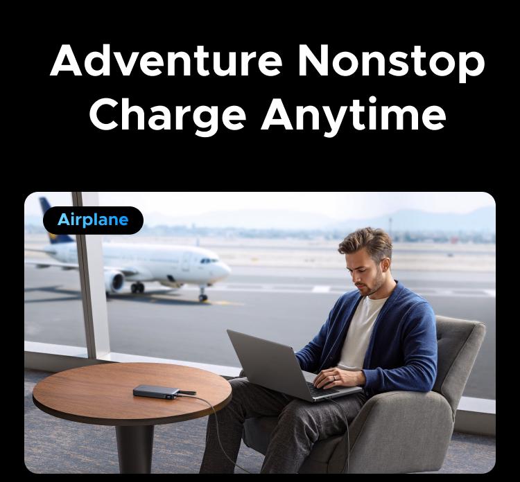 UGREEN 165W Power Bank, 25000mAh Laptop Portable Charger USB-C PD Fast Charging Laptop External Battery Pack for Dell,MacBook,HP,Asus,Lenovo,Steam Deck,Switch,iPhone,Galaxy, iPad and More，TikTokShopBlackFriday ,TikTokShopJumpstartSale