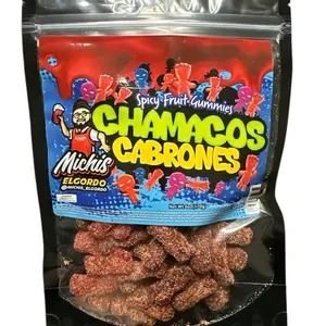 Michis El Gordo Chamacos Cabrones 6 oz Spicy Fruit Gummies with Bold Flavor