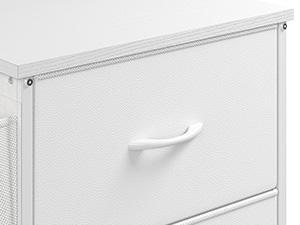 Homkdom Nightstand Sets of 1/2 With 3 Drawers,25.6 Inch Bedside Table with Side pocket & Wooden Top, Small Dresser for bedroom,Living Room,Entryway