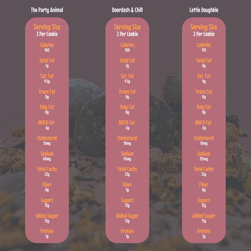 Fat and Weird Cookie - 9 or 18 Pack Sampler of Lil Weirdo Stuffed Cookies Gift Box