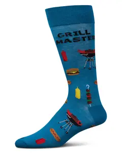 Men's Grill Master Rayon From Bamboo Crew Socks