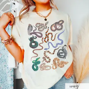 Snake Shirt: Botanical Serpent Tee