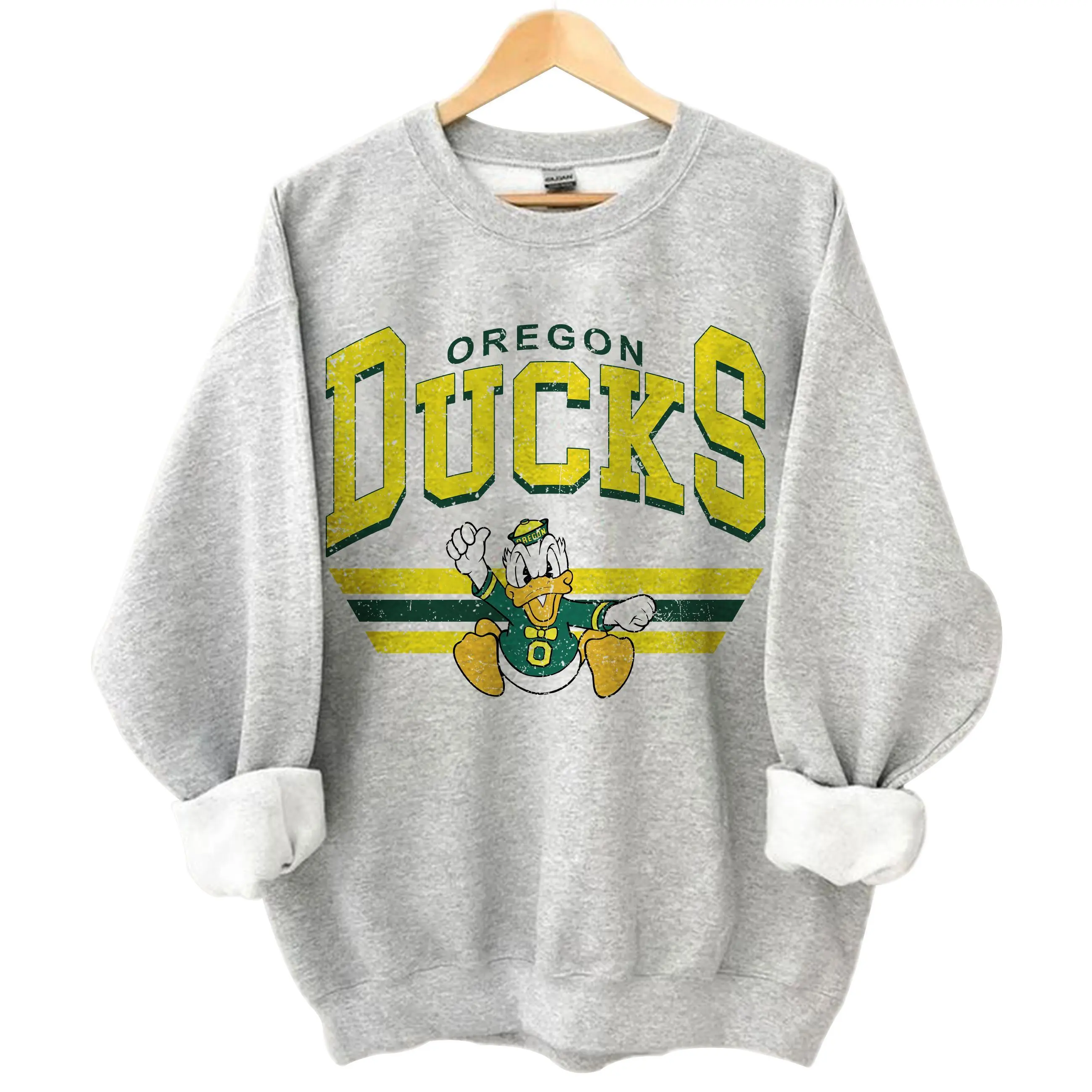 Oregon Vintage Sweatshirt, University of Oregon Vintage Sweatshirt, Unisex Vintage Sweatshirt, Cotton, Gift For Fans