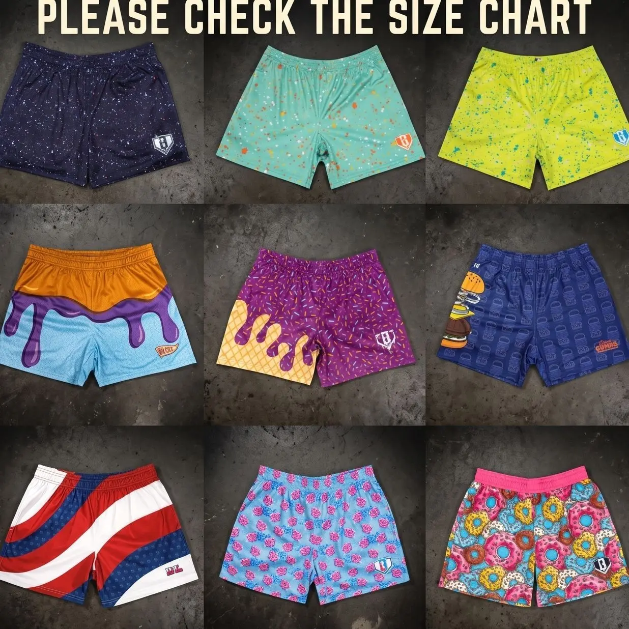 B.a.s.eb.a.ll Shorts 1.0.1.–  Classic Diamond Mesh Shorts for Kids, Junior & Adult, Breathable Baseball Athletic Wear, Sports Gift
