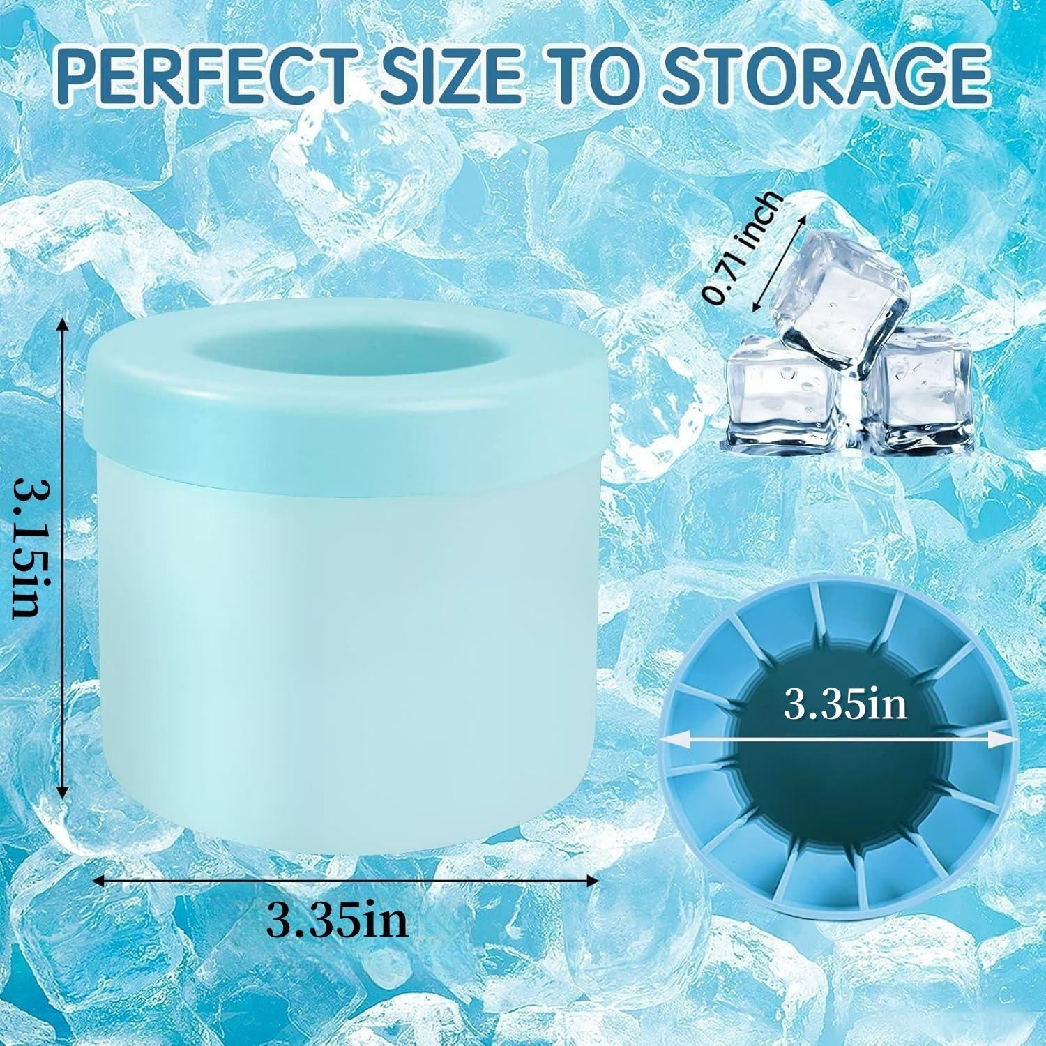 Light Blue Silicone Cylinder Ice Tray – Stackable Mini Ice Mold for Perfectly Chilled Drinks, Easy-Release Design for Refreshing Beverages, Reusable Ice Cubes for Drinks Containers Utensils,christmas gifts Light Blue Silicone Cylinder Ice Tray – Stackable Mini Ice Mold for Perfectly Chilled Drinks, Easy-Release Design for Refreshing Beverages, Reusable Ice Cubes for Drinks Containers Utensils,christmas gifts