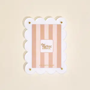 White Mini Acrylic Picture Frame Magnet