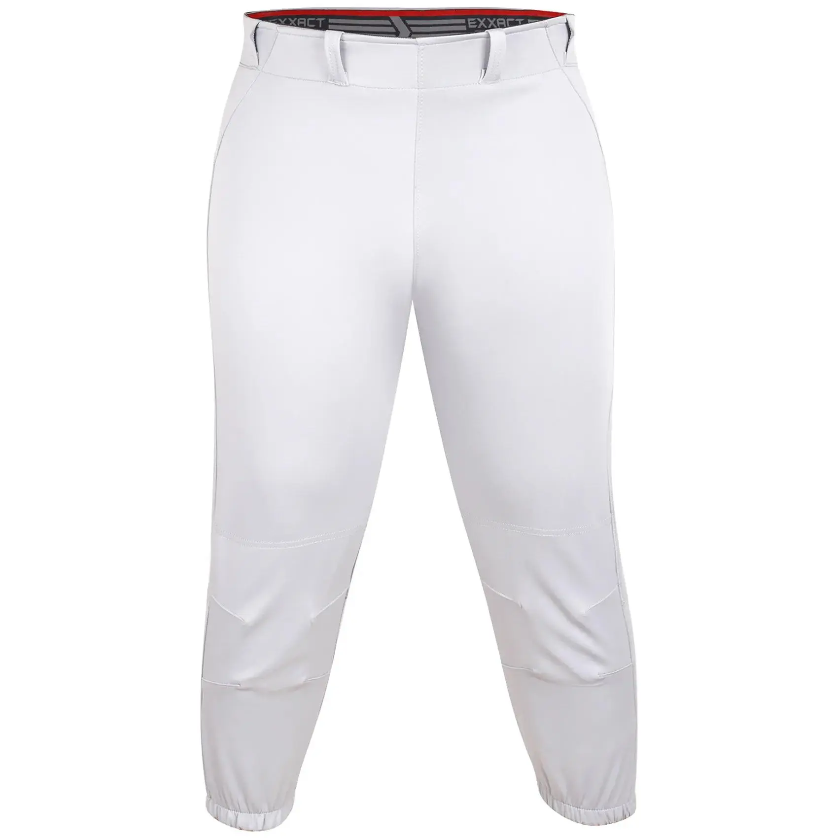 Knicker/Yoga Style Softball Pants For Girls (White)