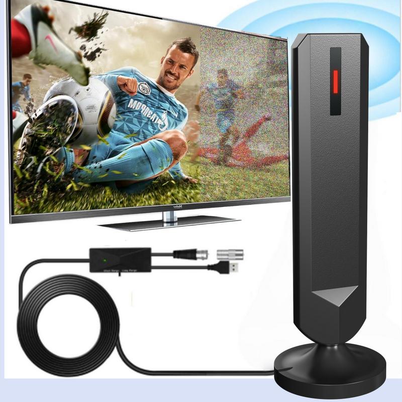 TV Antenna for Smart TV Indoor 2025 Digital 360° Long Range 4K HDTV Antenna for 1080P TVs Easy In stall No Cable Needed