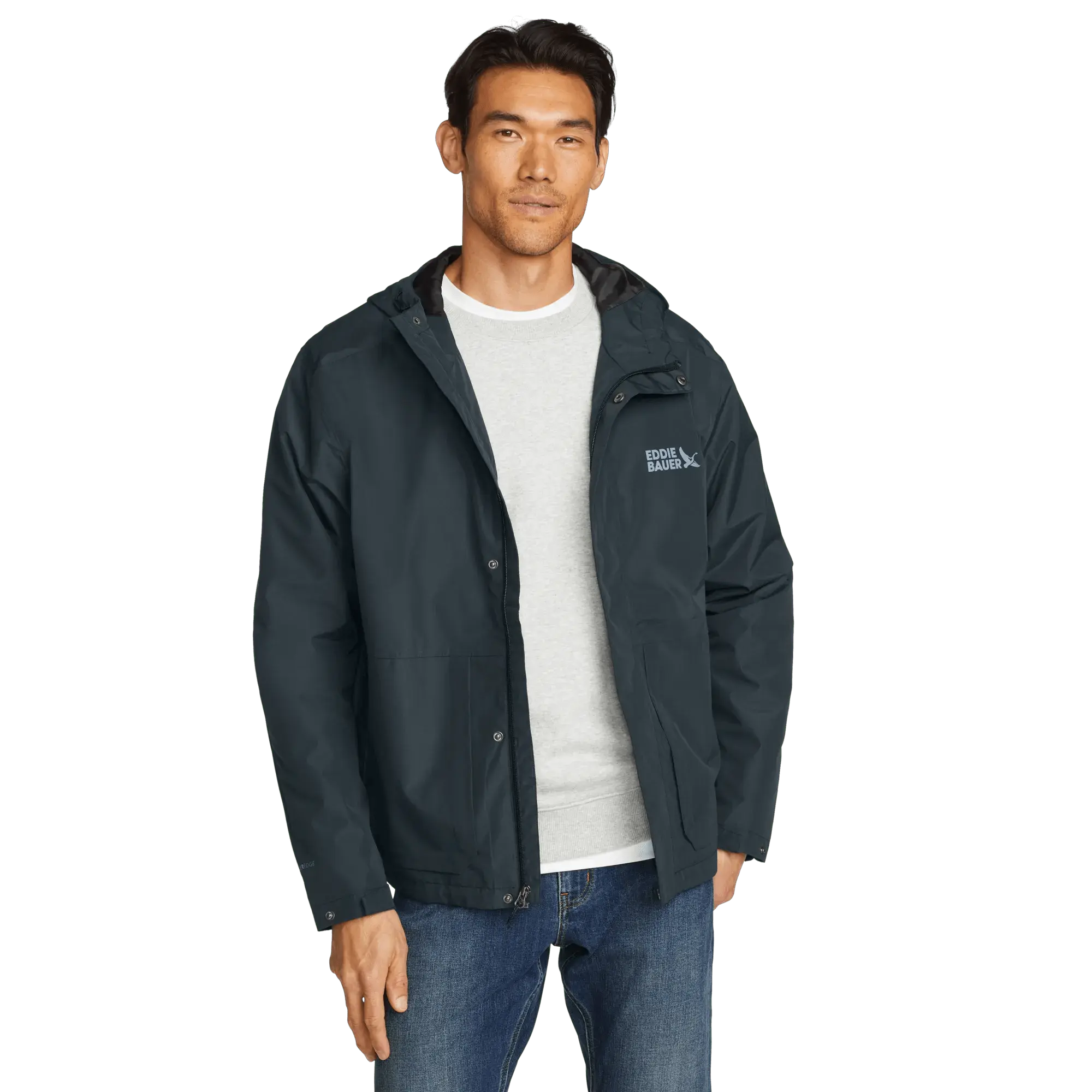 Eddie Bauer Men's Rainfoil® Storm Jacket Two-Way Stretch Outdoor