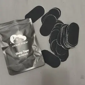 Cloud tape Mouth Tape 120/60/30 Strips 4/2/1-Month Supply Hypoallergenic Adhesive Gentle Ultra Breathable Stop Snoring Sleep Tape Sports Accessory Black and Pink