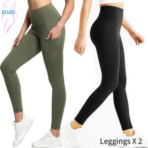 EOJN Yoga Leggings High Waisted Tummy Control Pocket Shaping Training Leggings,Running Pants,Womens Sports Leggings Breathable