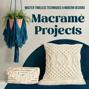 Macramé Projects: Master Timeless Techniques and Modern Designs: Beautiful Interior Designs Paperback – May 31, 2024