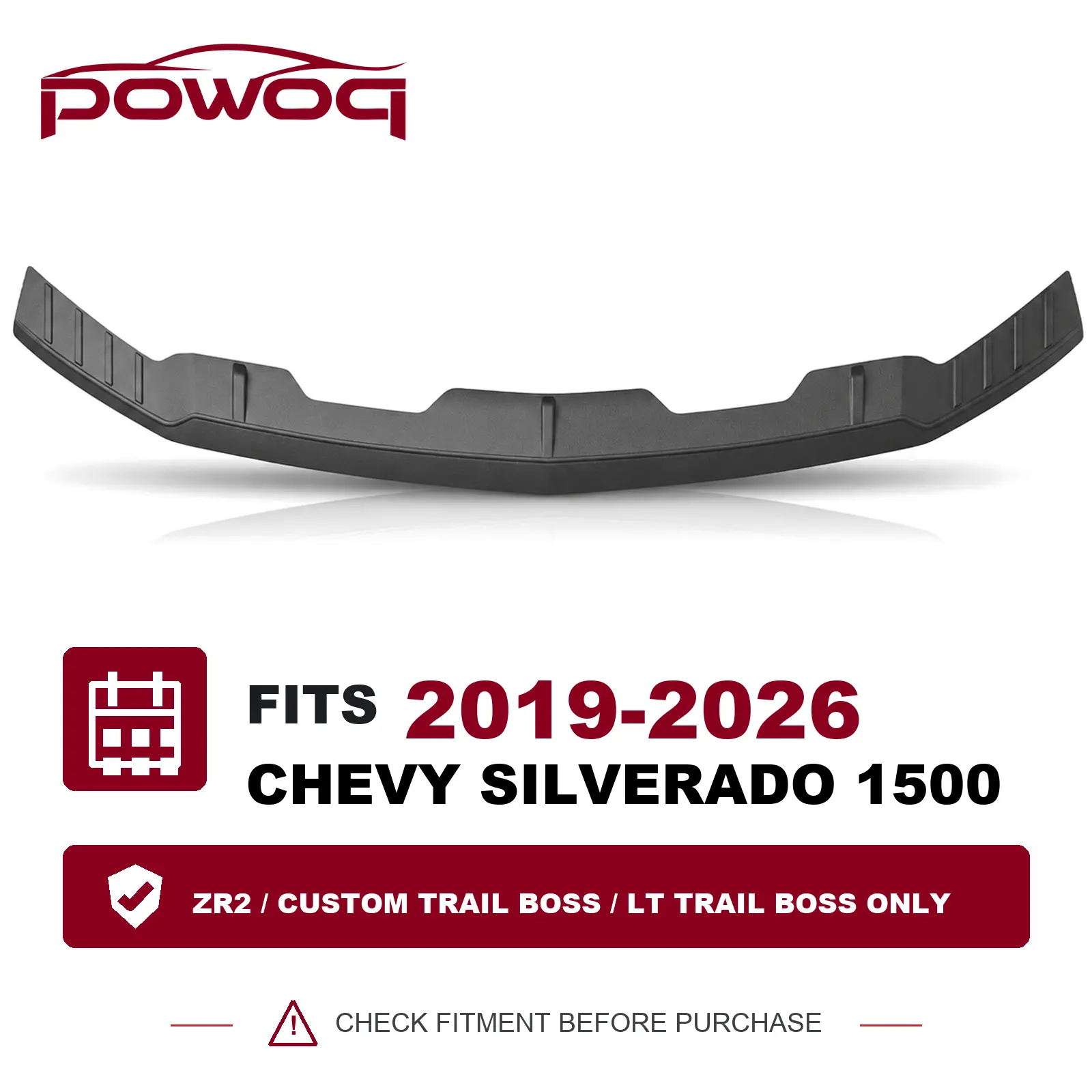 [Fits 14-15 & 19-26 Silverado] Hood Protector Compatible with 2019-2026 Chevy Silverado Deflector Upgraded TPE Hood Shield Replacement for 2019-2026 Chevy Silverado Accessories