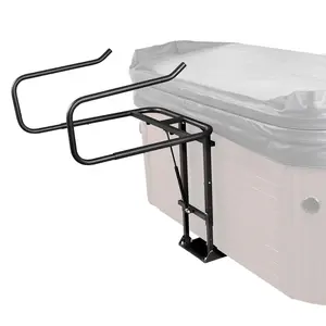VEVOR Hot Tub Cover Lift, Spa Cover Lift, Hydraulic, Height 33.1" - 41.3" Width 53.1" - 92.5" Adjustable, Installed Underneath on one Sides, Suitable for Various Sizes of Hot Tubs, Spa Aluminium